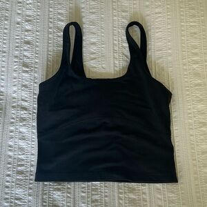 TNA Cropped Black Athletic Shirt